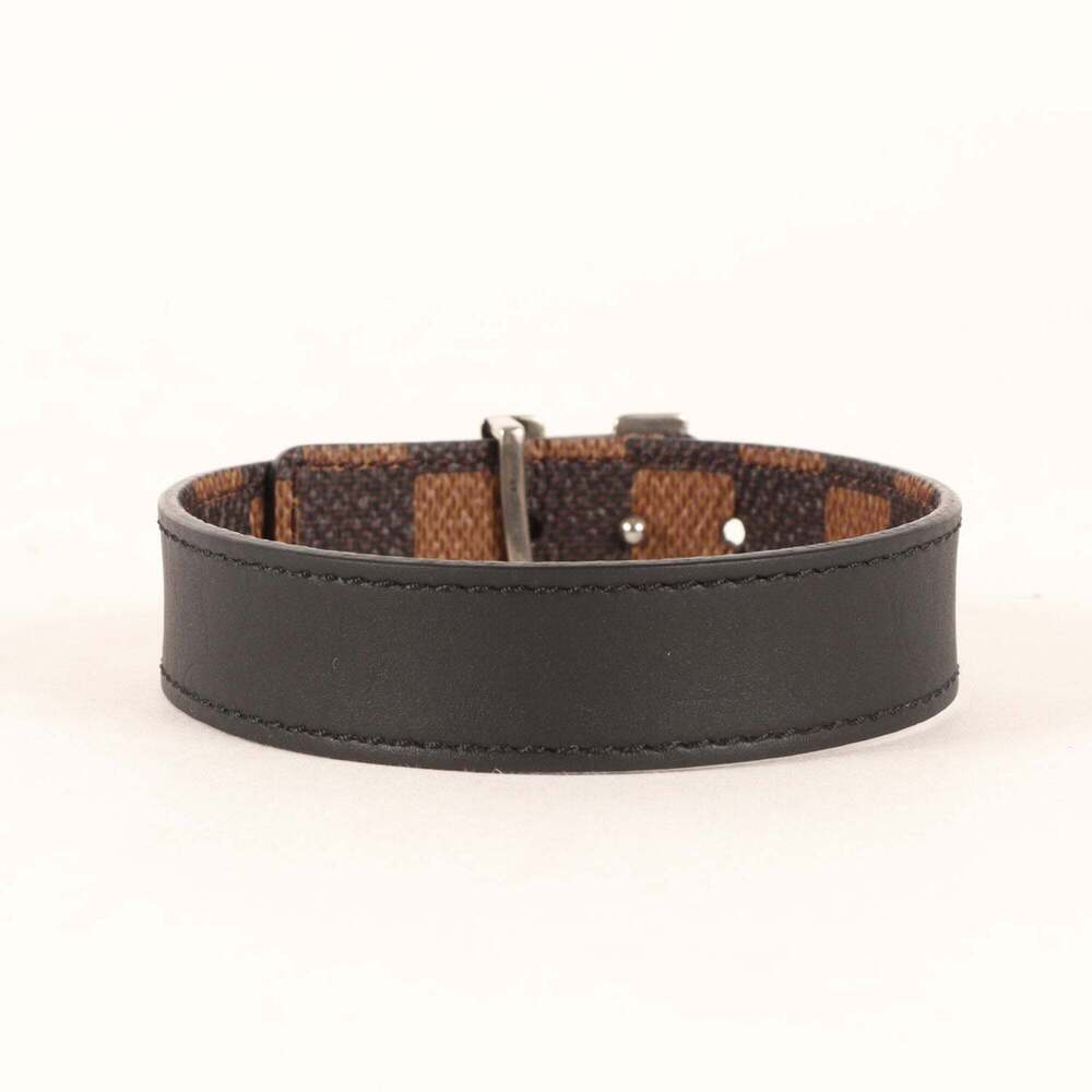LOUIS VUITTON Black Damier Charm Bracelet - Picture 6 of 8